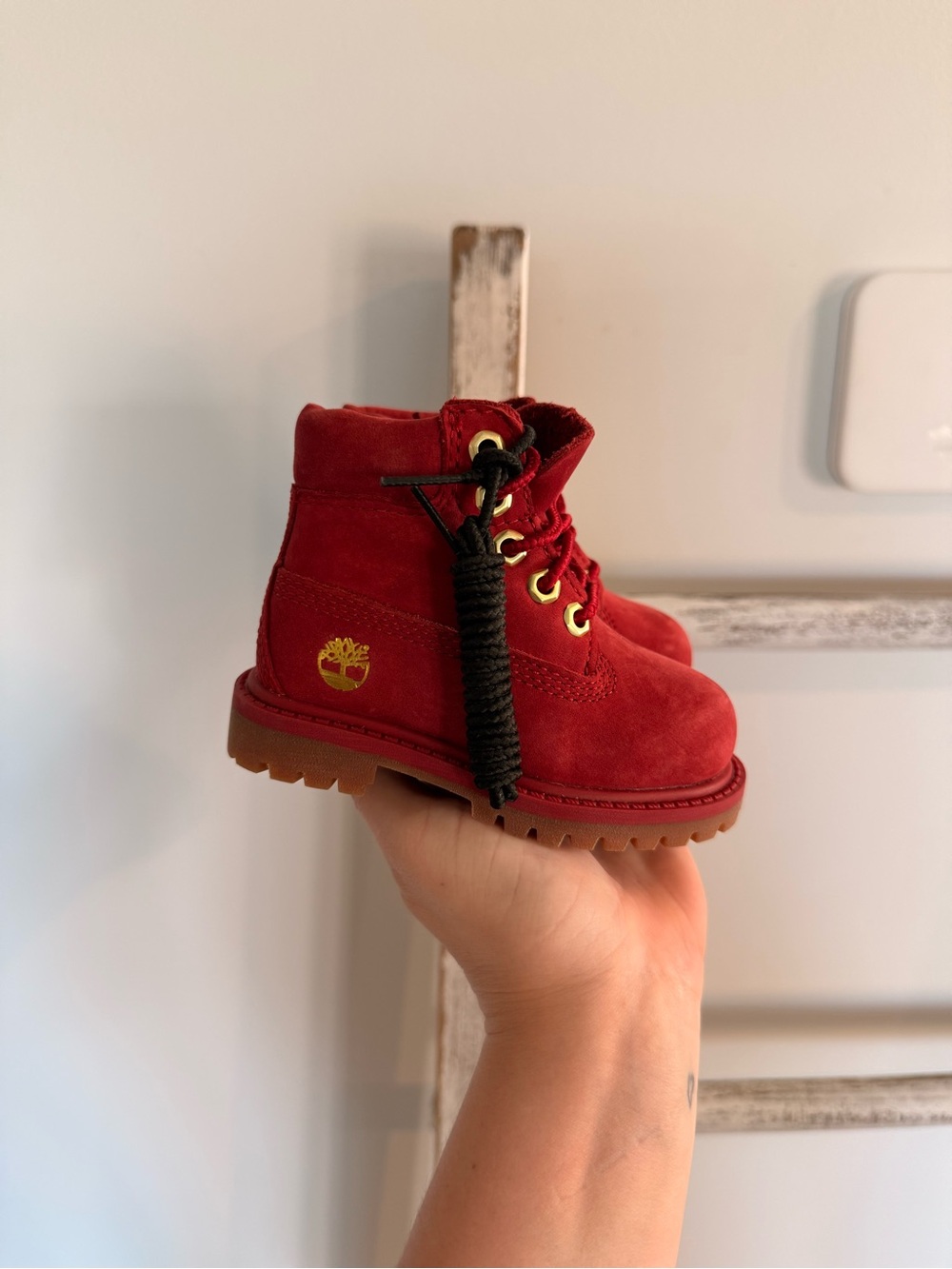 Toddler Size Timberland Premium Boot 'Dark Red' TB0A42PR F41 Size 4 New No Box